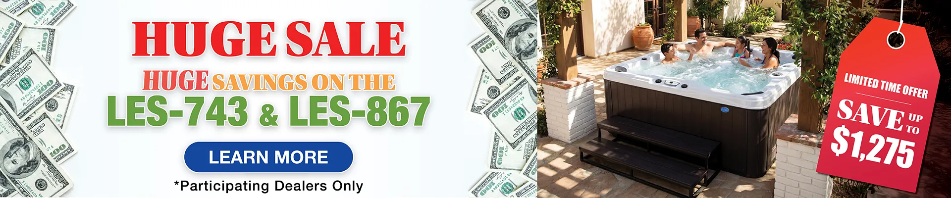 Calspas hot tub being used in a family setting - Garden Grove